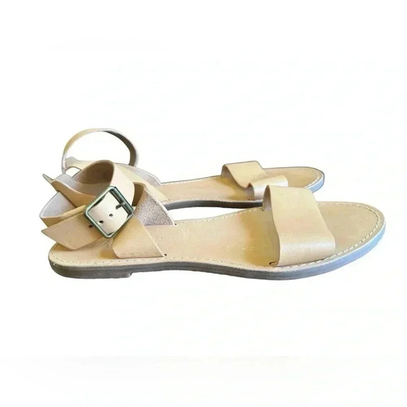 🤎 Madewell The Boardwalk Ankle Strap Leather Sandal Women’s Size 8.5 EUC - Picture 10 of 14